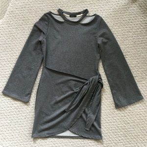 Junie faux wrap mini dress NWOT